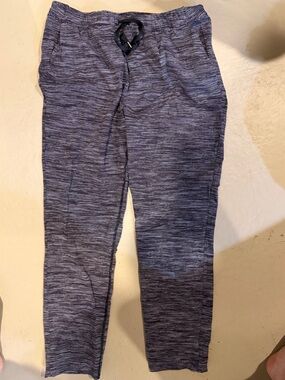 Heathered Black Drawstring Pant